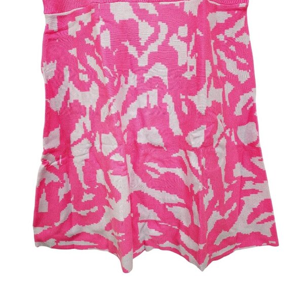 VG By Victor Glemaud Short Sleeve Sweater Dress Size XL Pink Wool Blend NEW - Picture 5 of 11